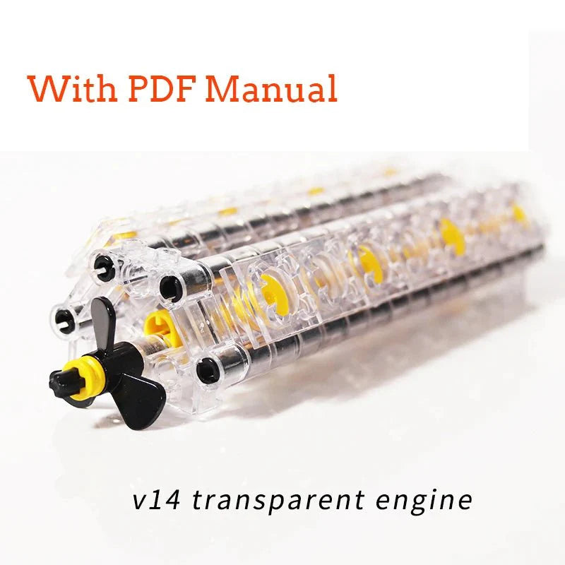 Motor and Electronics Kit – Educational DIY Accessories for Building Block Train