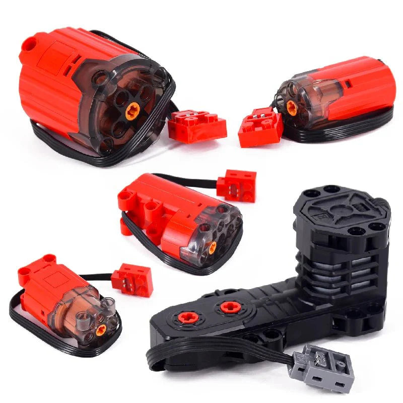Motor and Electronics Kit – Educational DIY Accessories for Building Block Train